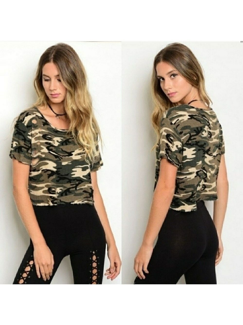 Better Be! Distressed crop top--so unique and adorable!